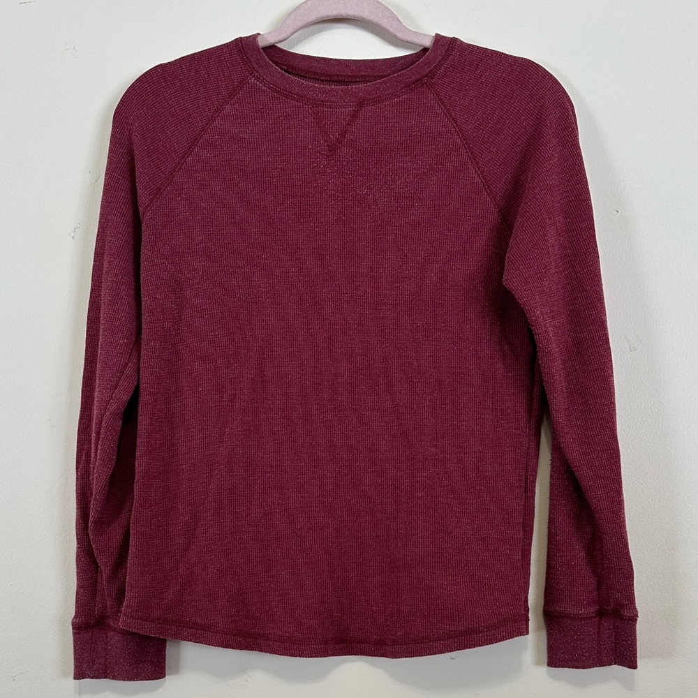 Falls Creek Maroon Knit Top